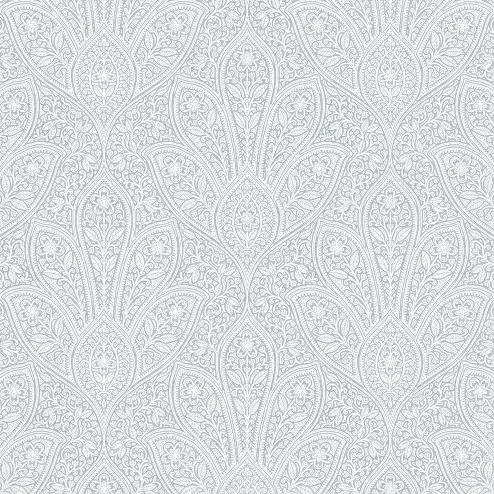 Patton Wallcoverings FH37545 Farmhouse Living Distressed Paisley Wallpaper